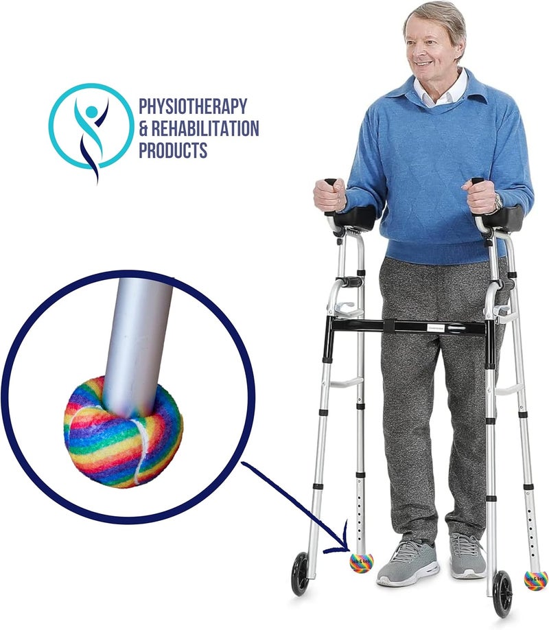 Labtek Ultra-Thick & Extra-Durable Precut Tennis Balls Pack | Pro Glide Kit for Walkers, Chairs, Furniture Feet, Desks, and Table Legs | Enhances Mobility & Protects Floors - Image 4